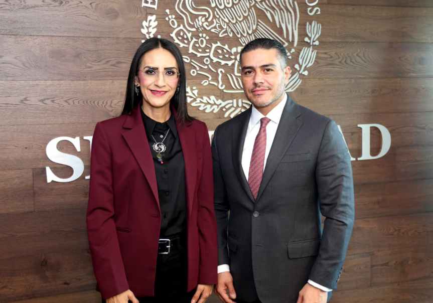 Laura Imelda se reúne con&nbsp;Harfuch.