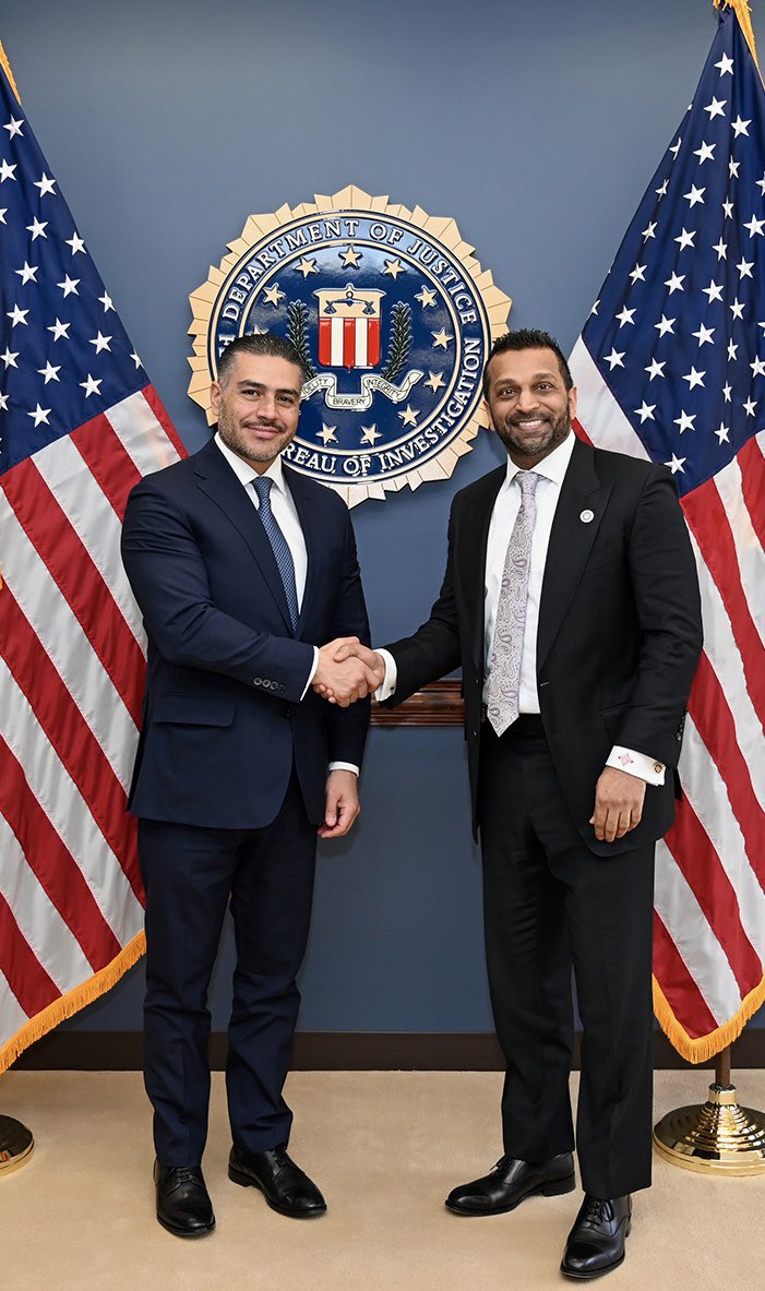 Reunión entre Harfuch y director del&nbsp;FBI