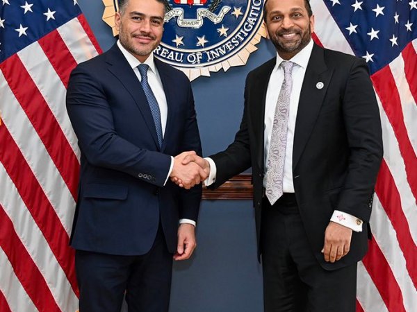 Reunión entre Harfuch y director del&nbsp;FBI