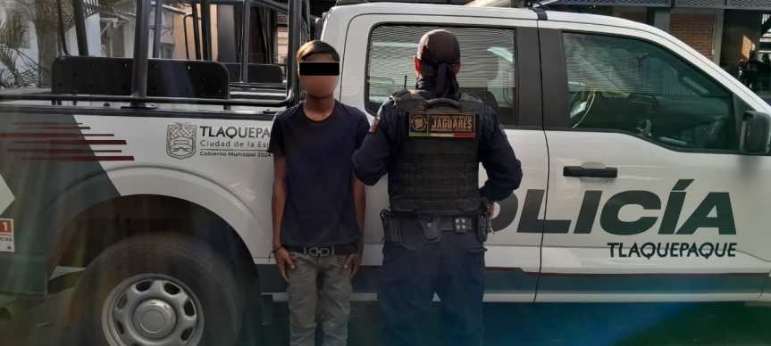 Detienen a adolescente con aparente&nbsp;cristal.
