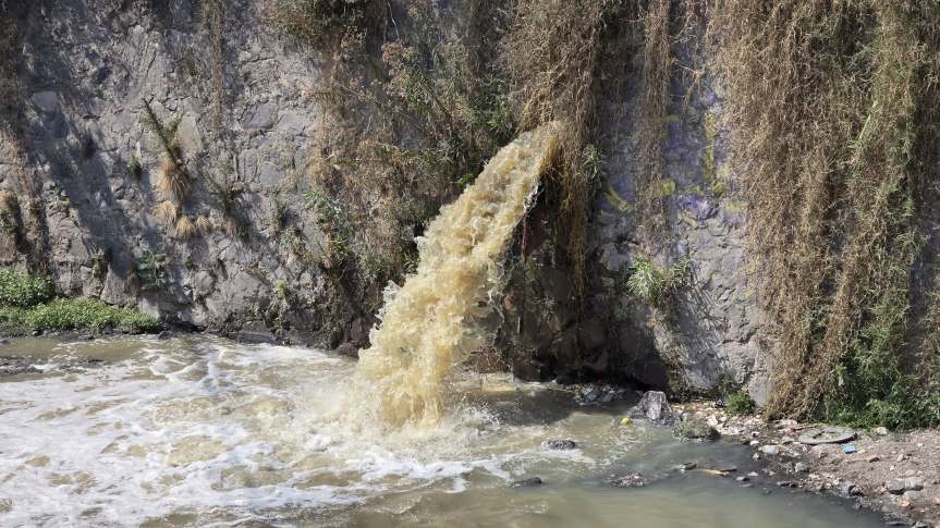 Descargas irregulares en Arroyo El Seco contaminan agua&nbsp;potable.